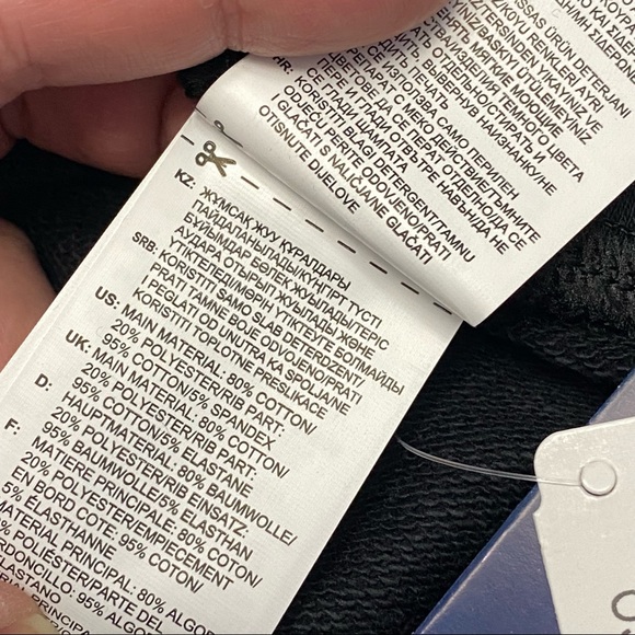 Reebok Training Essentials Linear Logo Sweatpants Black Stripe Size Medium - Picture 11 of 16